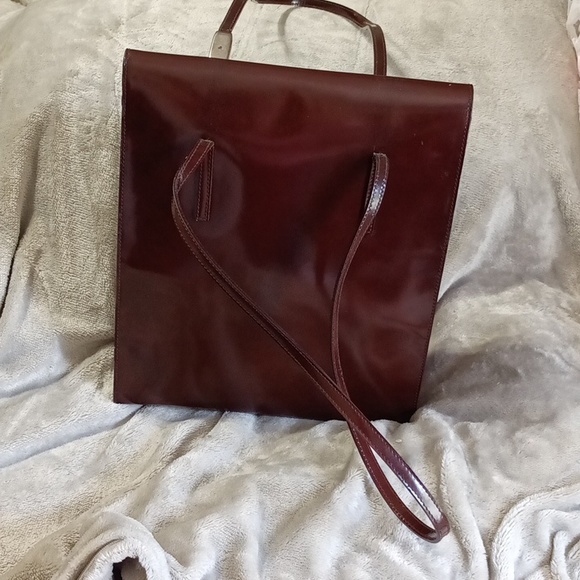 Furla Dark Brown shoulder Purse - Picture 3 of 14